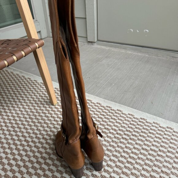 Chloe Over the Knee Brown Boots - Picture 8 of 8